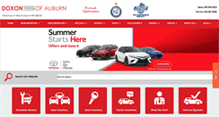 Desktop Screenshot of doxontoyota.com